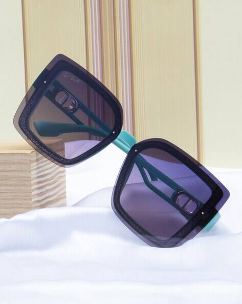 Ted Smith Men UV-Protected Full-Rim Sunglasses-8001A-C3