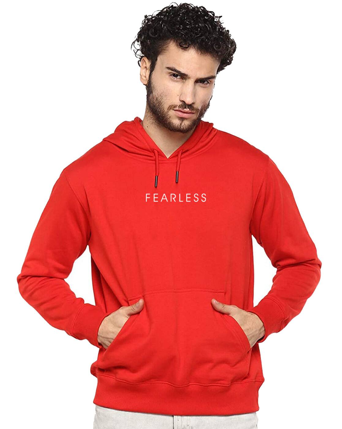 Buy ADRO Typographic Print Hoodie with Online | Ajio.com
