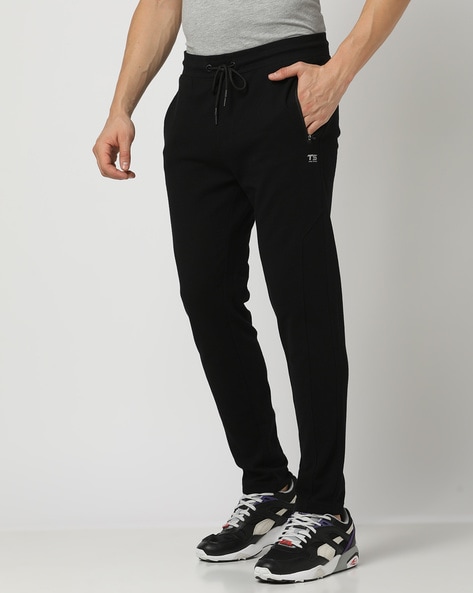 Buy Men Drawstring Waist Straight Track Pants Online at Best Prices in  India - JioMart.