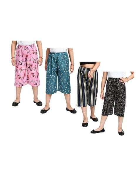 Amazon.com: Adorel Girls Capri Leggings 3/4 Pants Summer Pack of 6 5-6  Years (Manufacturer Size: 120) Multicolored: Clothing, Shoes & Jewelry
