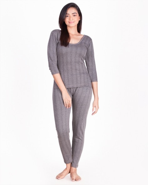 Buy Charcoal Thermal Wear for Women by DOLLAR Online