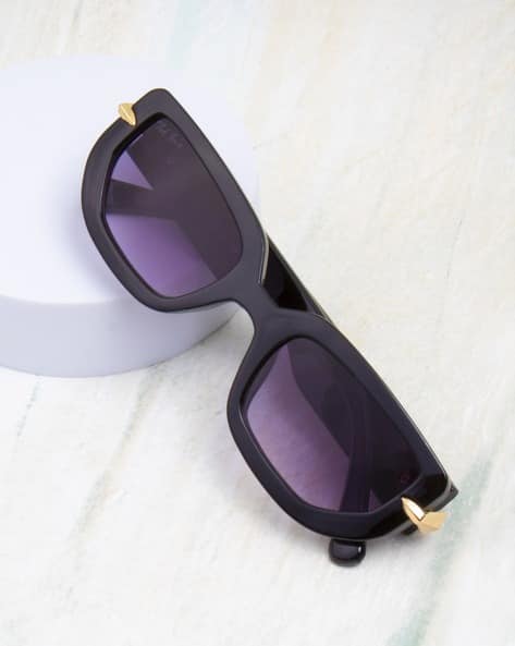Ted Smith Men UV-Protected Rectangle Sunglasses 9501-C2