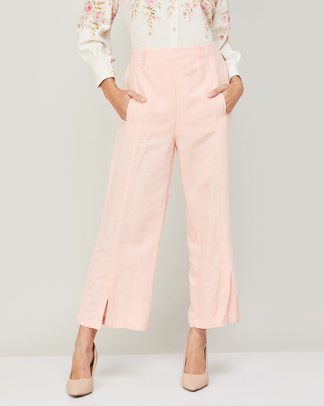 Buy Green Trousers  Pants for Women by CODE BY LIFESTYLE Online  Ajiocom