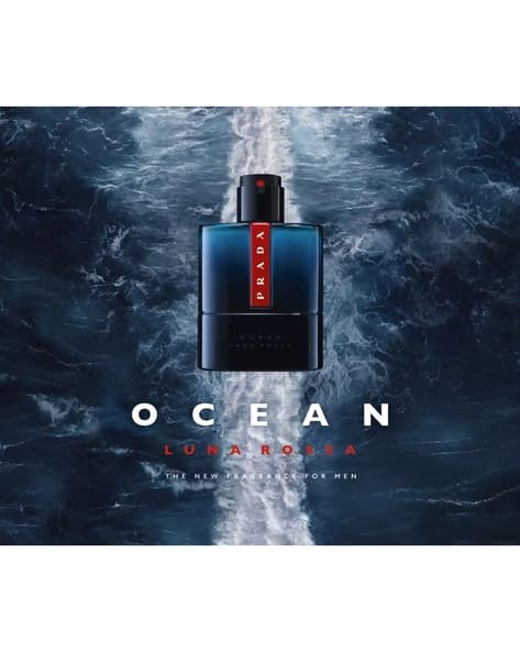 Ocean Prada Black Mens Perfume Prada Luna Rossa Ocean EDP For Him