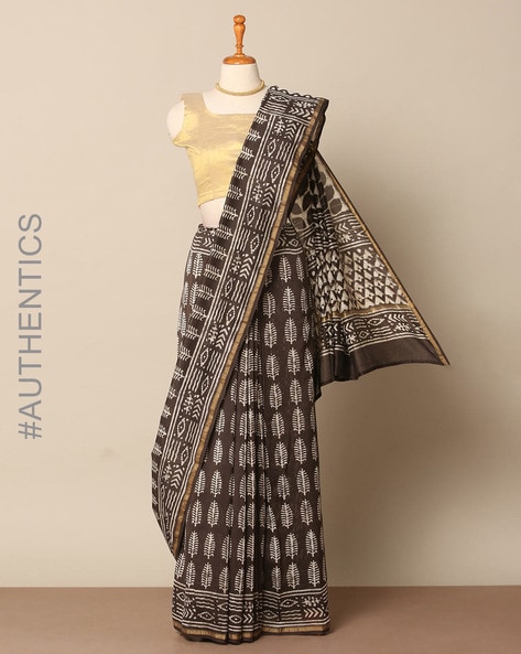 Buy Grey Banarasi Chanderi Saree online-Karagiri – Karagiri Global