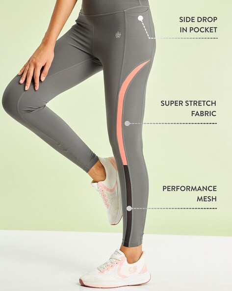 Zyia Active Mesh Athletic Leggings for Women