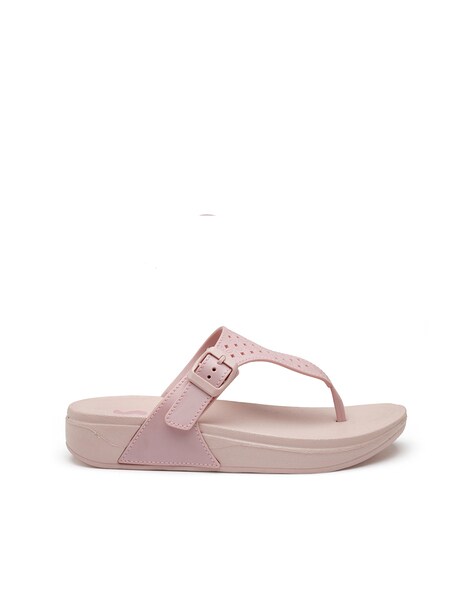 Buy Pink Flip Flop Slippers for Women by SOLETHREADS Online