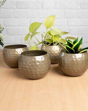 homesake Set of 4 Hammer Bucket Planters-picture-23