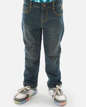 zalio Lightly Washed Mid-Rise Jeans-picture-35