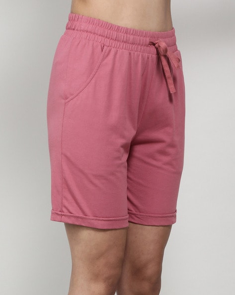 RX72 Super Combed Cotton Relaxed Fit Sleep Shorts with Side Pockets