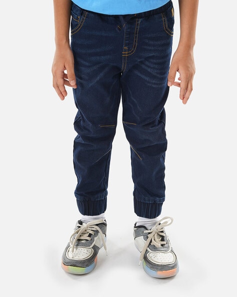 Lightly Washed Jogger Jeans