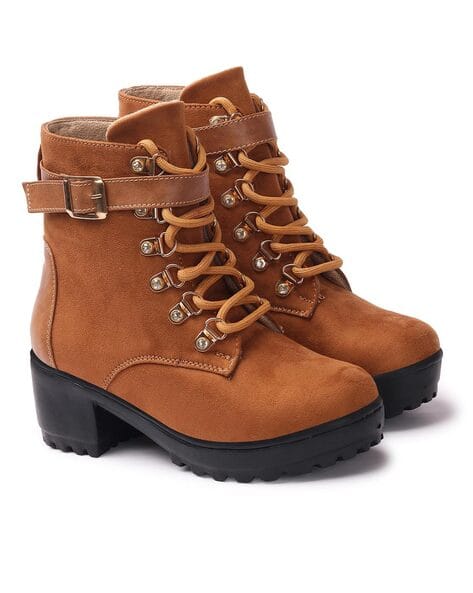 Work Boots Ankle Boots Orange Boots Damen Ankle-Length Boots With