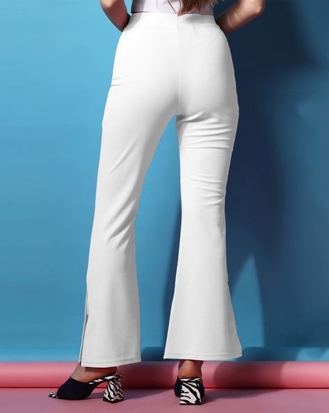 Buy White Trousers & Pants for Women by SELVIA Online