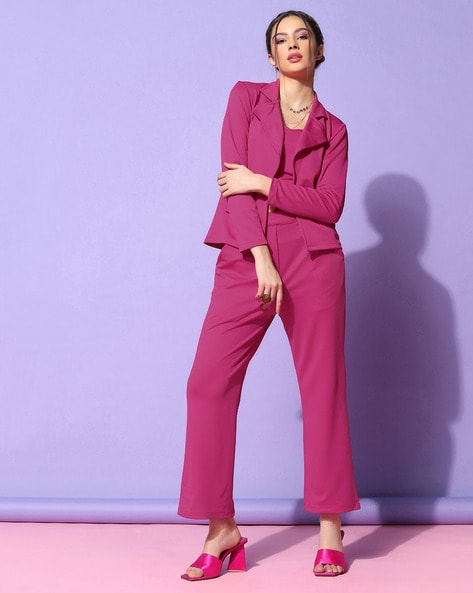 Pantsuits Pinks Suit Sets