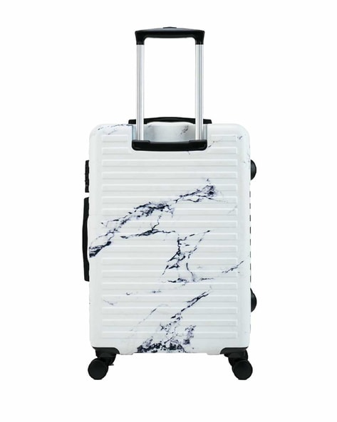 Buy White Luggage Trolley Bags for Men by Assembly Online Ajio