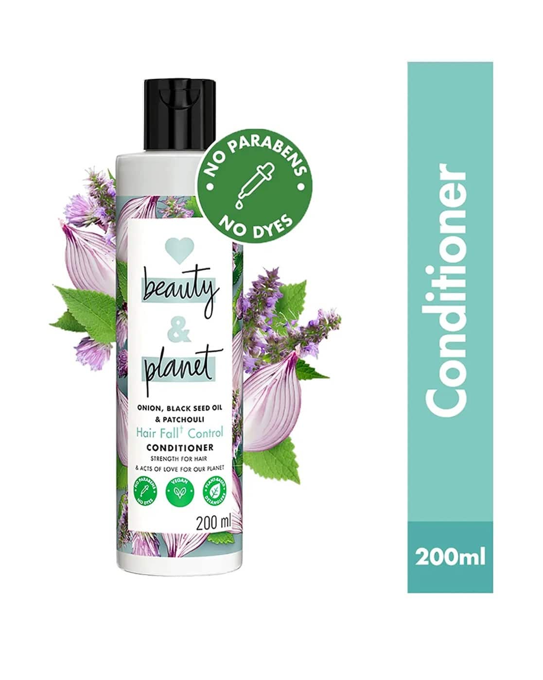 LOVE beauty AND planet Onion Blackseed & Patchouli Hairfall Control Conditioner For Women (multi, FreeSize)
