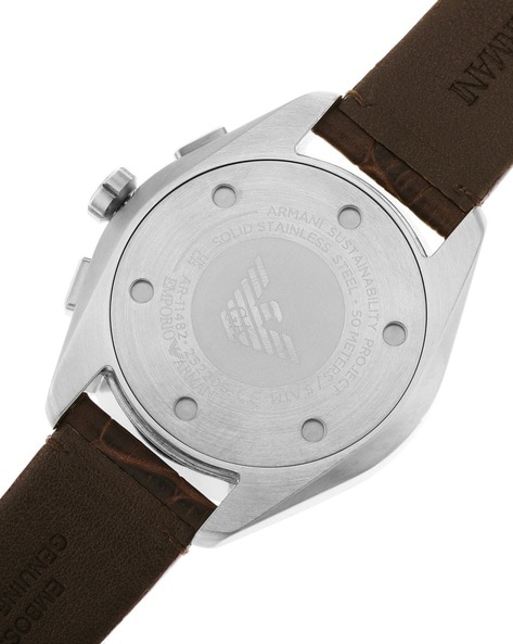 - Chronograph Brown Watch | Buy EMPORIO | Color Men Men ARMANI AJIO AR11482 LUXE