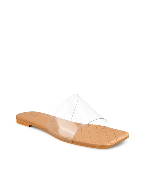 Buy Tan Flat Sandals for Women by JM LOOKS Online Ajio