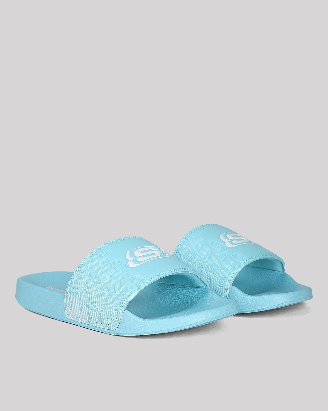 Buy Turquoise Blue Flip Flop Slippers for Women by Skechers