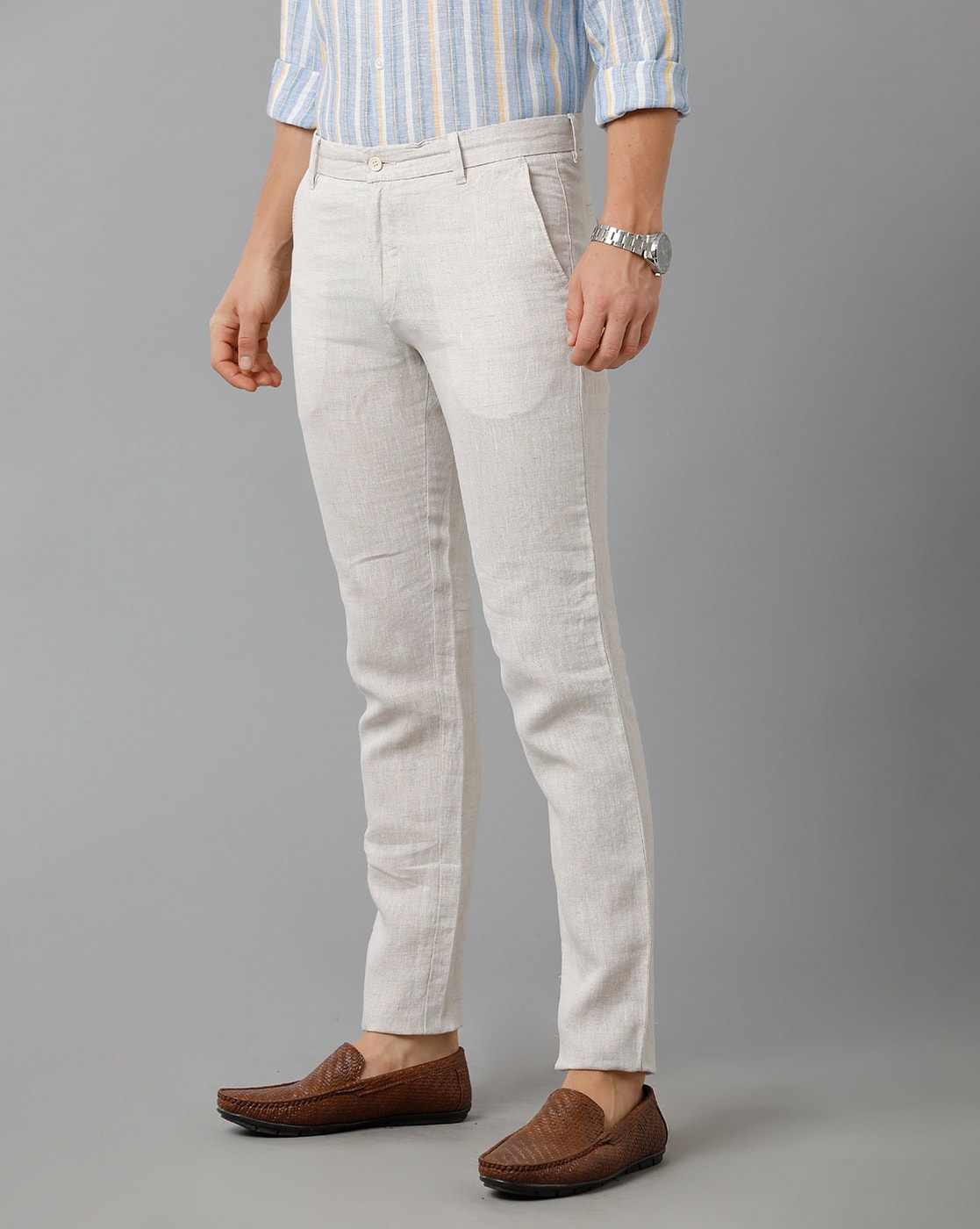 MARKS  SPENCER Regular Fit Men White Trousers  Buy MARKS  SPENCER  Regular Fit Men White Trousers Online at Best Prices in India  Flipkartcom