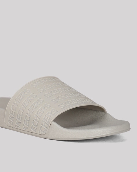 Skechers open toe online slippers