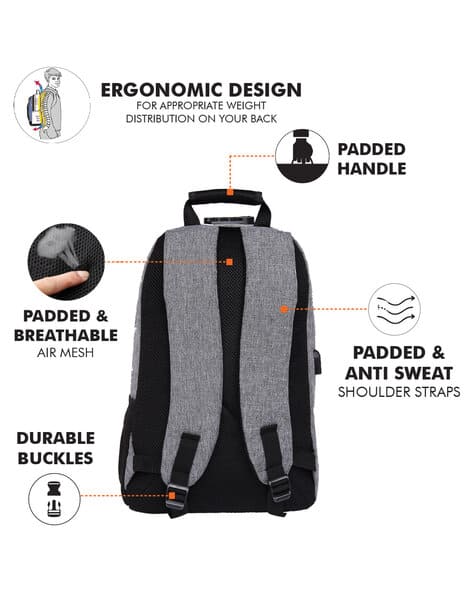 Laptop Backpack with Adjustable Strap