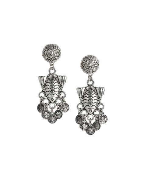 Tory Burch Silver Heart Locket Drop Earrings for Women Online India at  Darveys.com