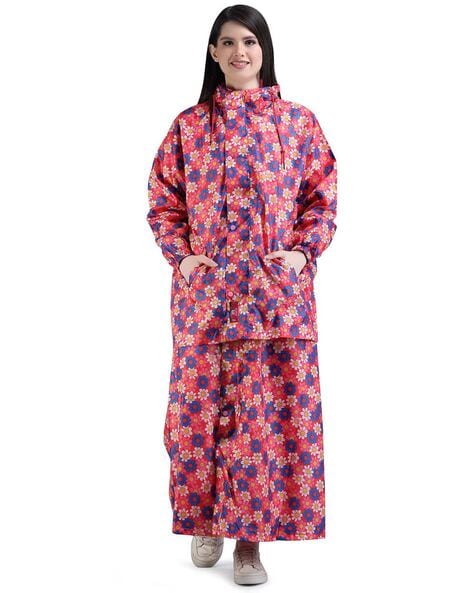 Raincoat for womens deals with skirt