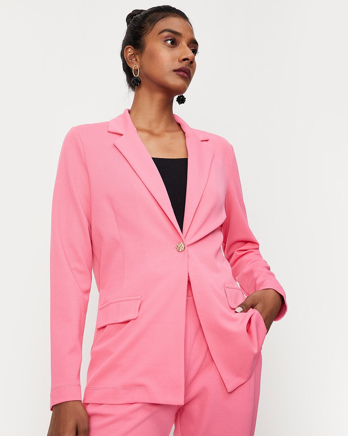 Buy Pink Blazer Online In India -  India