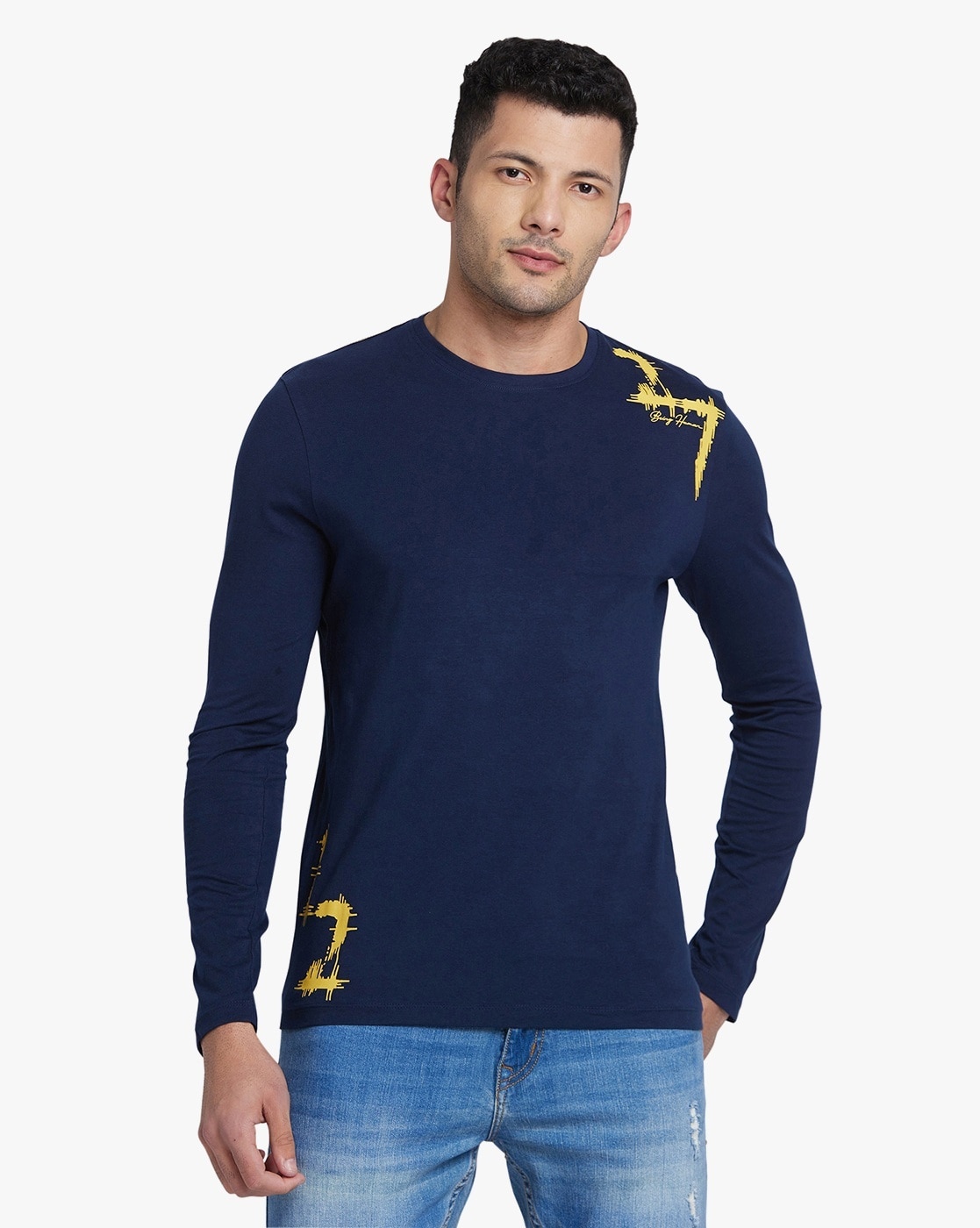 Buy Blue Tshirts for Men by Being Human Online Ajio