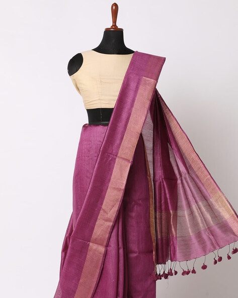 Buy Bhagalpur Silk Viscose Saree Online at Best Prices in India - JioMart.