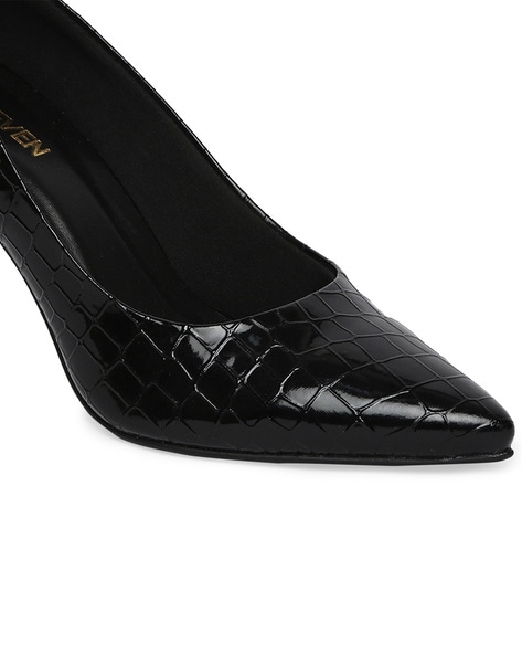 Buy Black Heeled Shoes for Women by T.ELEVEN Online