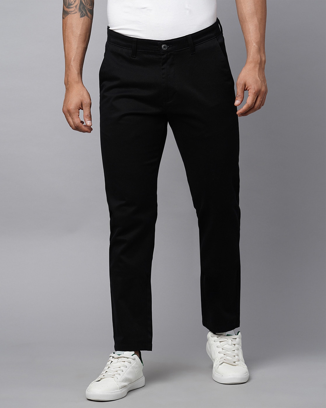 Buy Black Trousers & Pants for Boys by YOUSTA Online | Ajio.com