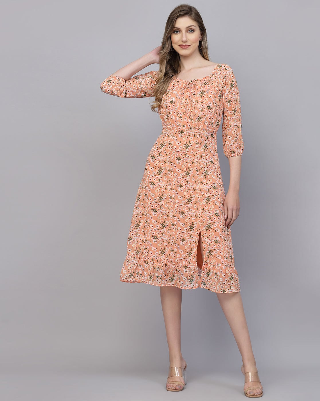 Buy Yellow Dresses for Women by Janasya Online | Ajio.com