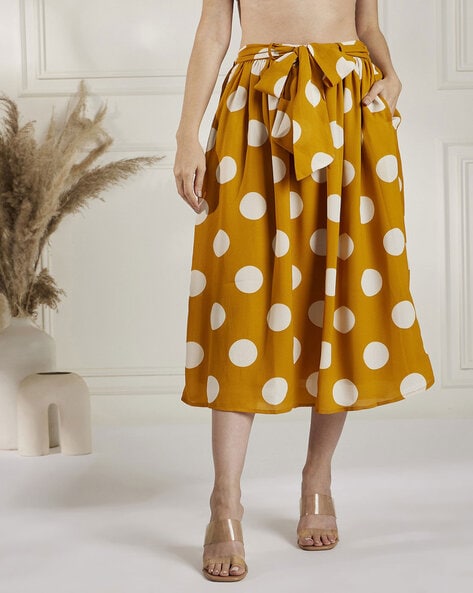 Polka dot skirt outlet online india