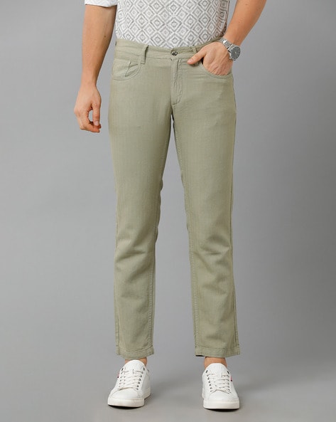 Buy Men Linen Trousers Online In India