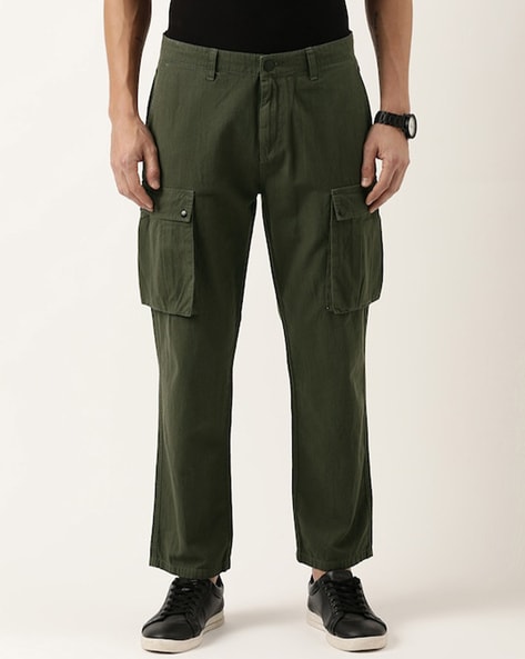 Parachute Pants For Men - Olive Green – pronk.in