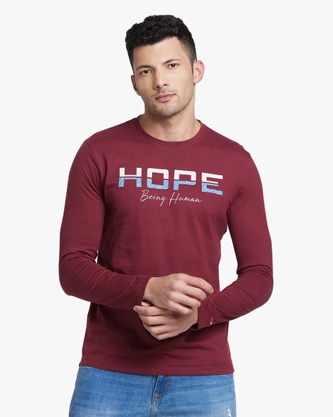 Being human full hot sale sleeve t shirts online