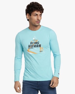 Being human deals blue t shirt