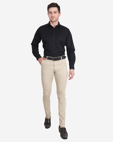 Buy Beige Trousers  Pants for Men by BLACKBERRYS Online  Ajiocom