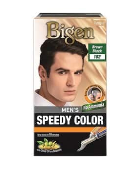bigen Men Speedy Hair Color - 102 Brown Black-picture-17