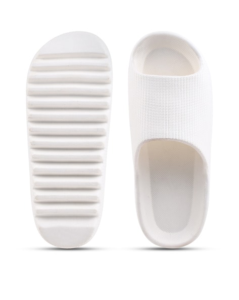 White discount house slippers