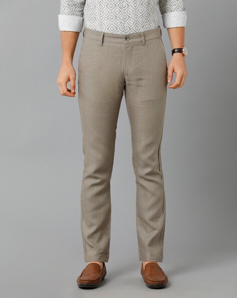 Buy Khaki Trousers & Pants for Men by Cantabil Online | Ajio.com