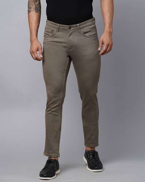 Buy Black Trousers & Pants for Men by BLUE BUDDHA Online | Ajio.com