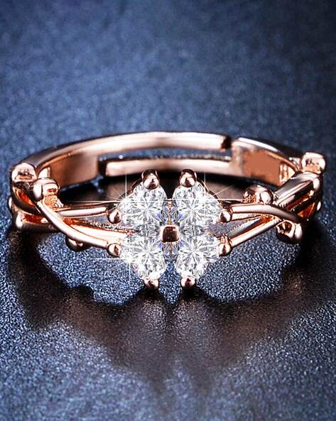 Buy Halo Engagement Ring, Diamond Ring, 14k Rose Gold, 18k Gold Ring, Halo Diamond  Ring, Flower Ring Online in India - Etsy