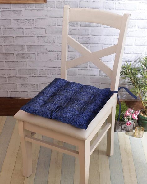 Square chair pads online with ties