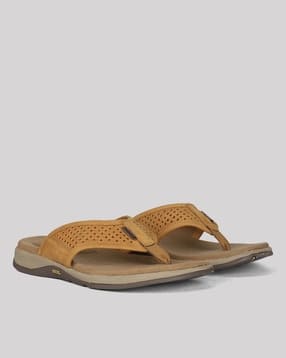 Men Leather Thong-Strap Sandals-image-2