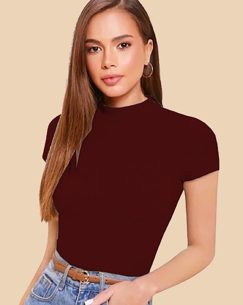 Buy Black Tops for Women by DREAM BEAUTY FASHION Online