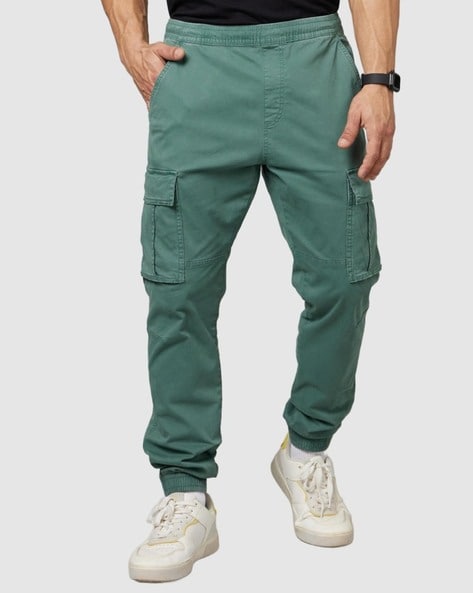 Buy Celio Solid Brown Cotton Cargo Pant at Amazon.in