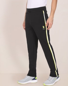 Buy U.S. POLO ASSN. Mid Rise Solid Track Pants online